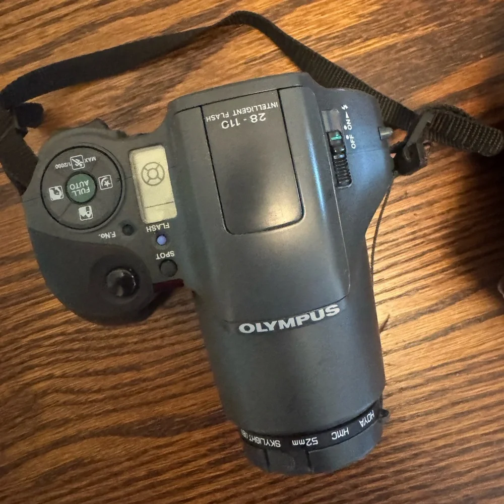 Olympus Black Compact Digital Camera with 28-115mm Lens